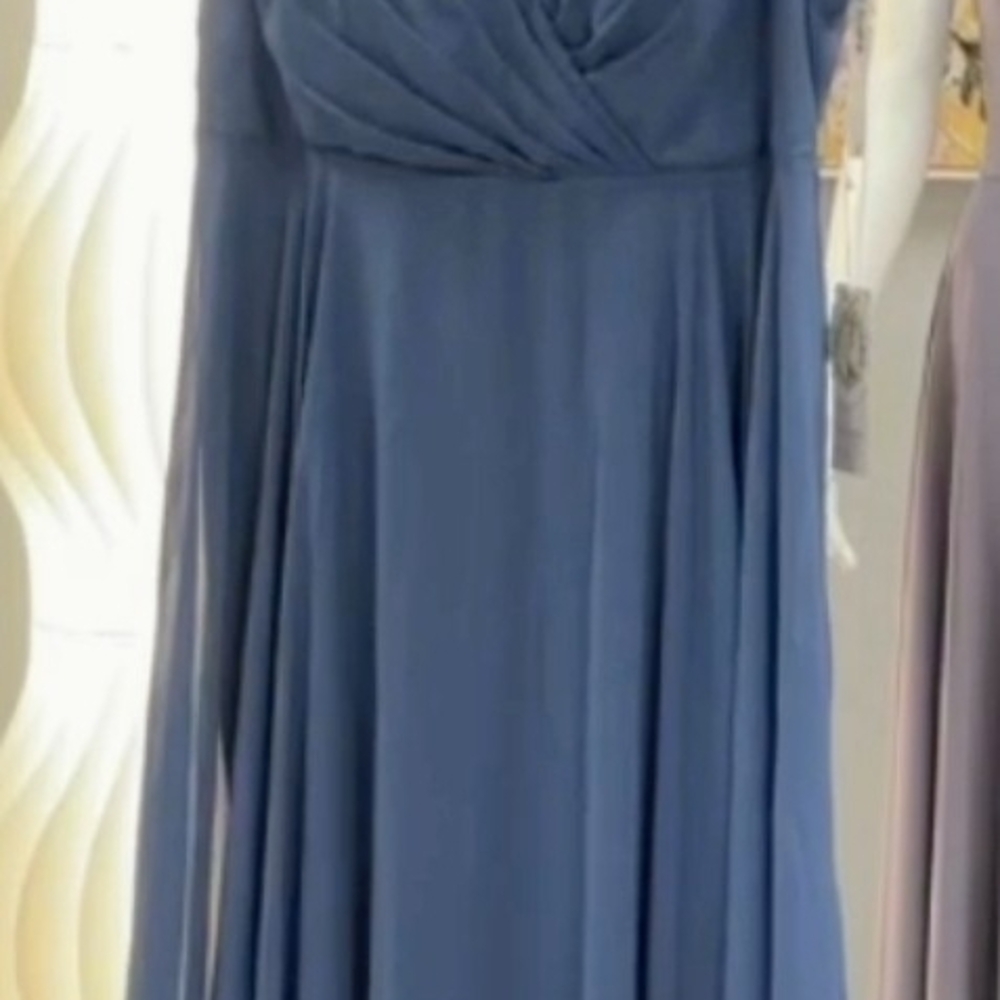 Elegant Navy Blue Wedding Dress